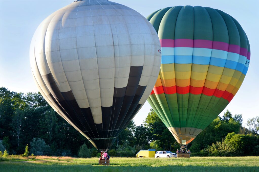 Vylet cesta cestovani balon