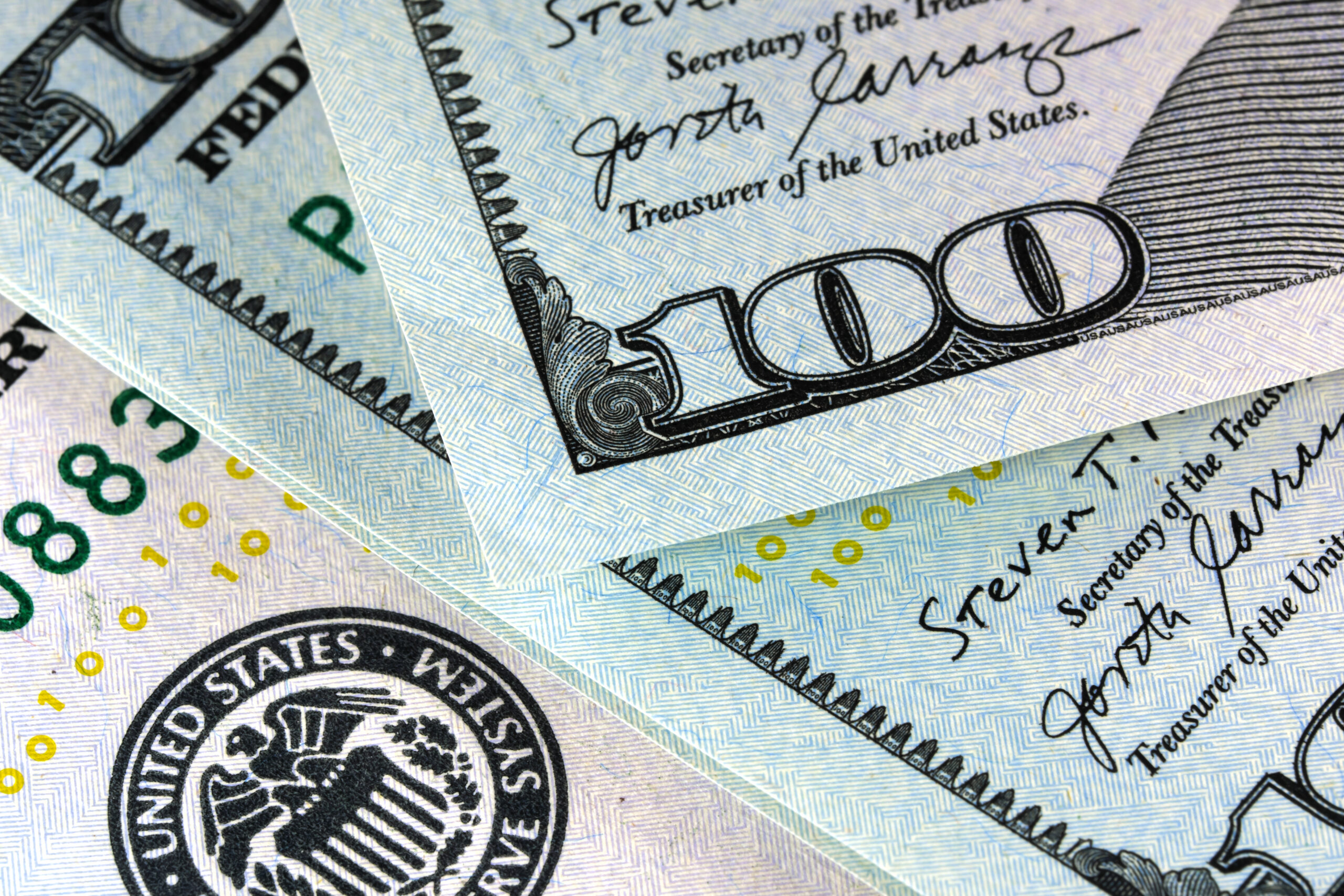 American money banknotes