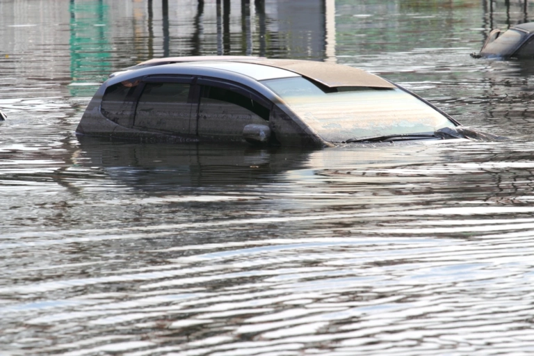 Flooded Car