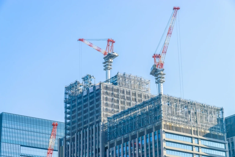 Crane Construction Building