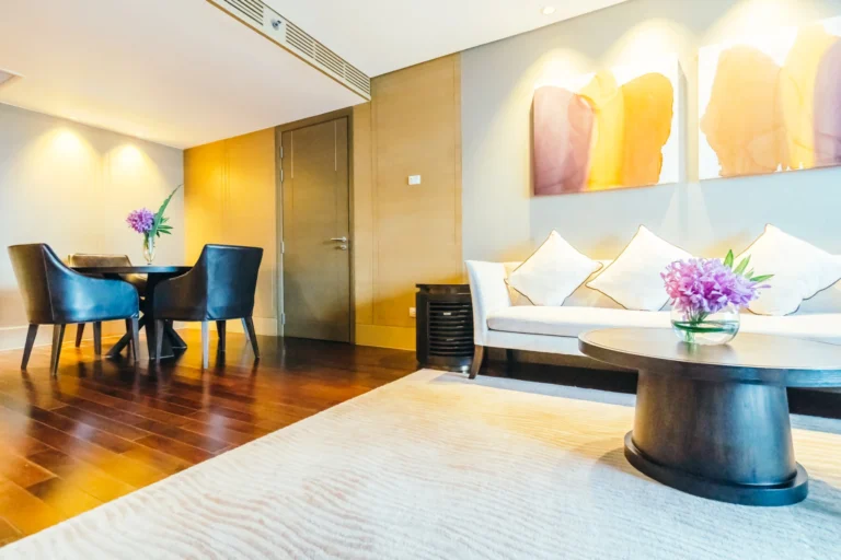 Bangkok thailand august 12 2016 beautiful luxury living room interior decoration hotel