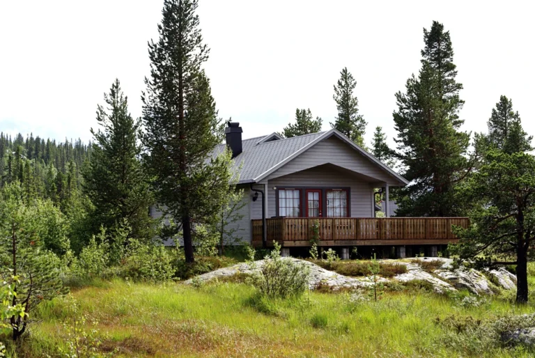 Small private house forest tuddal gaustatoppen norway